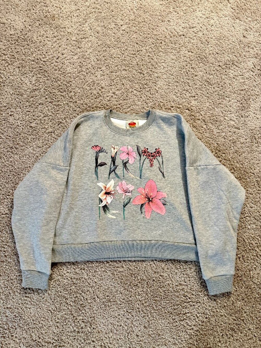 Farm Rio Floral Sweatshirt - Size L